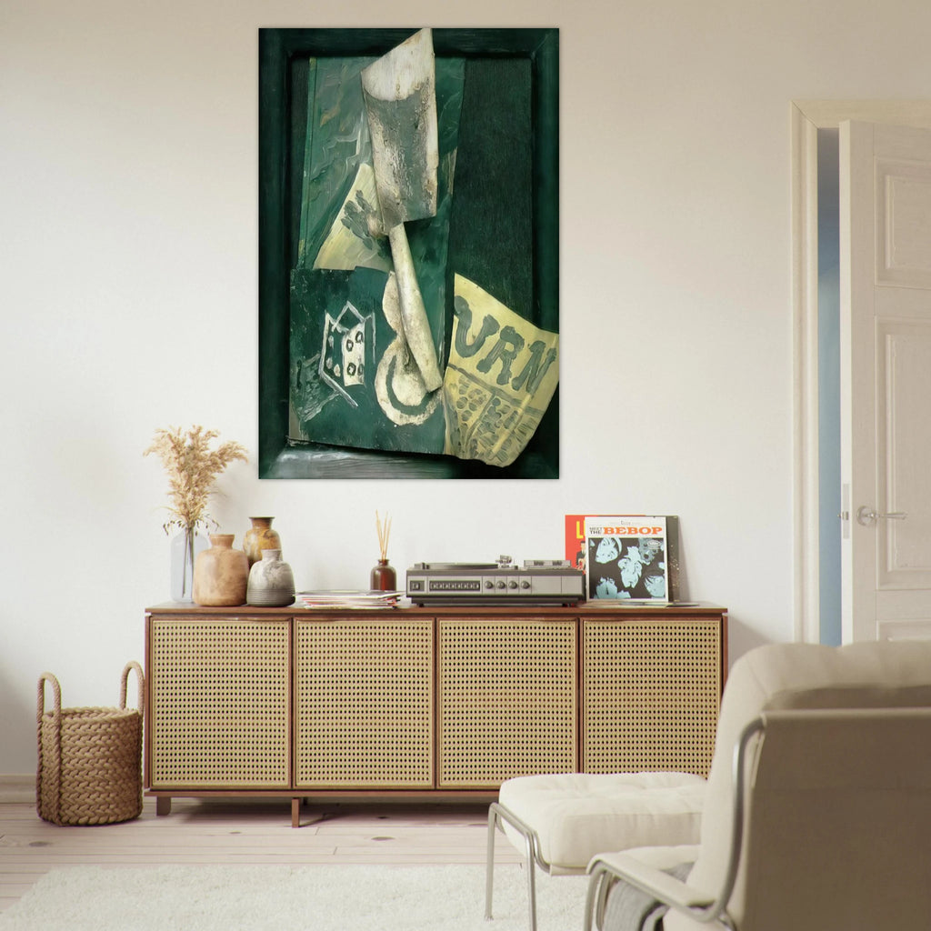 Glass and newspaper Poster | Pablo Picasso Poster | Pablo Picasso Shop