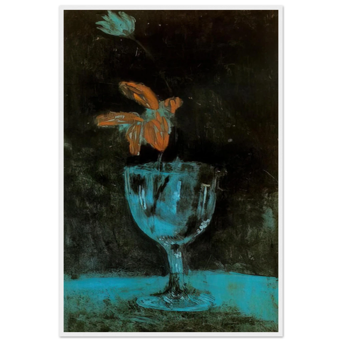 A blue vase - 1903 Framed Poster | Pablo Picasso Framed Prints Wall Art | Pablo Picasso Shop
