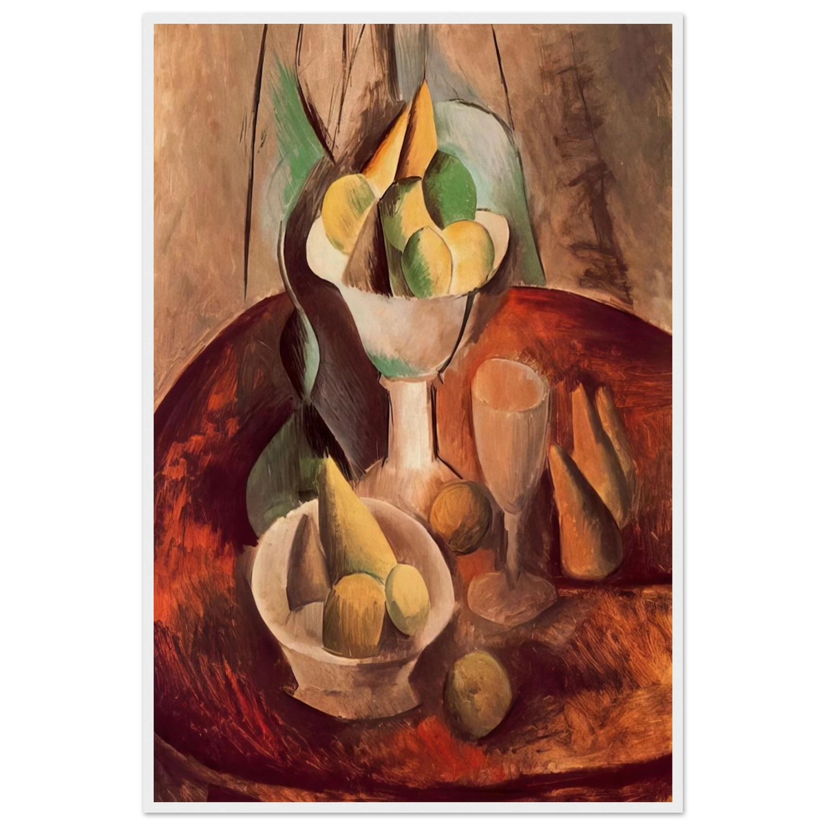 Fruit in a Vase - 1909 Framed Poster | Pablo Picasso Framed Prints Wall Art | Pablo Picasso Shop
