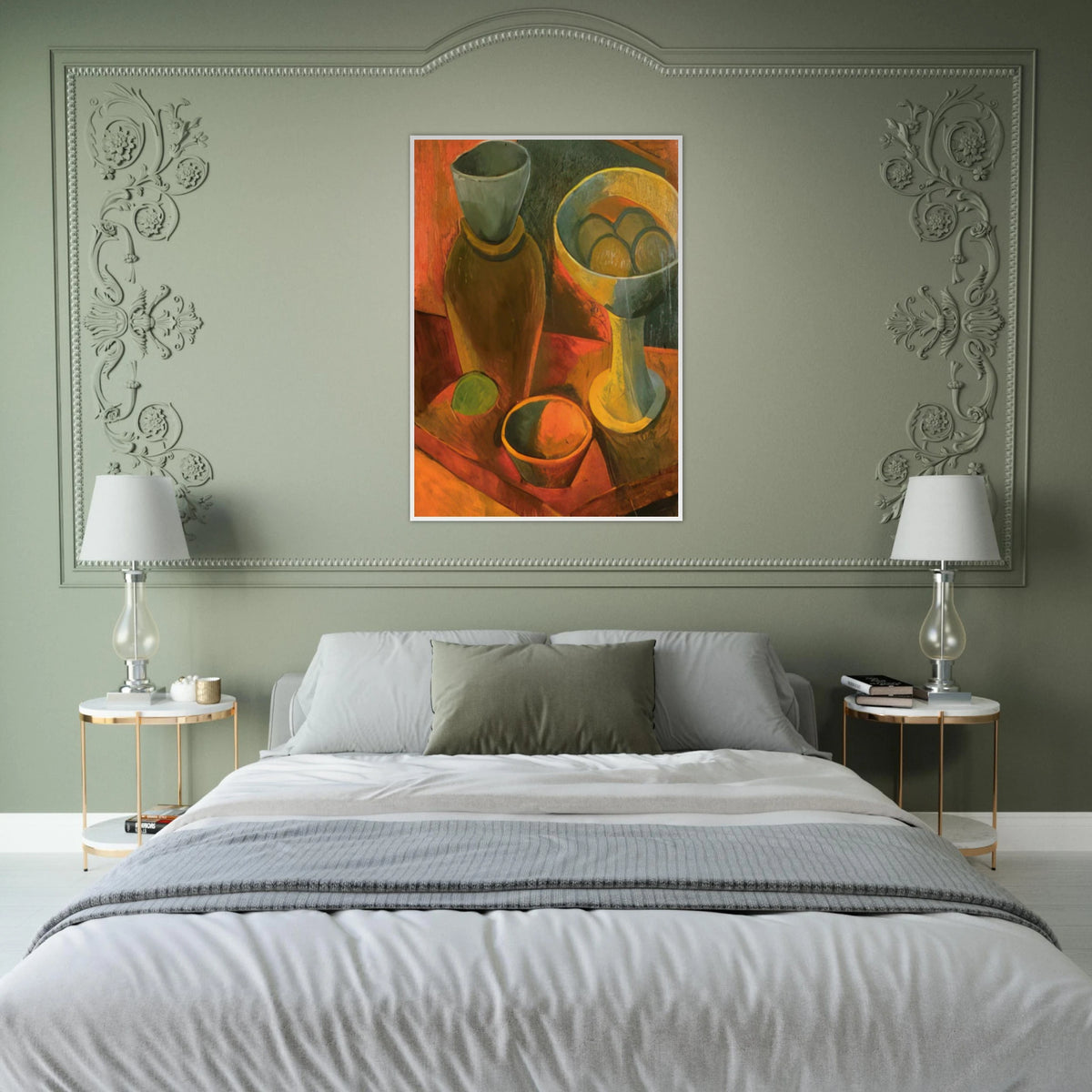Jug and fruit dish Framed Poster | Pablo Picasso Framed Prints Wall Art | Pablo Picasso Shop