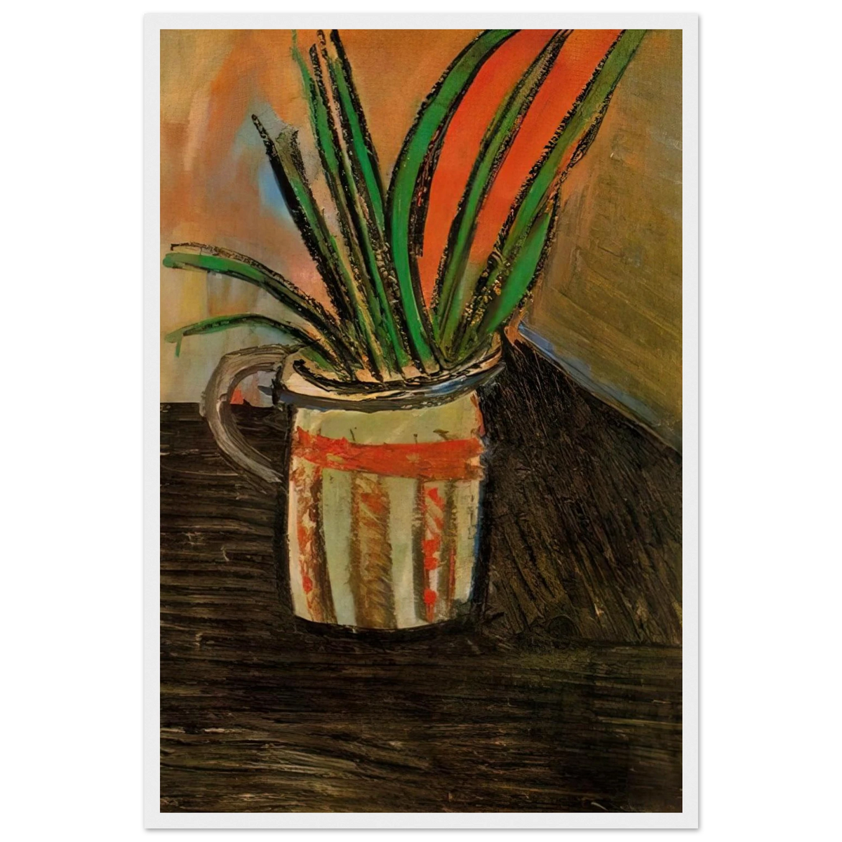 Exotic Flowers - 1907 Framed Poster | Pablo Picasso Framed Prints Wall Art | Pablo Picasso Shop
