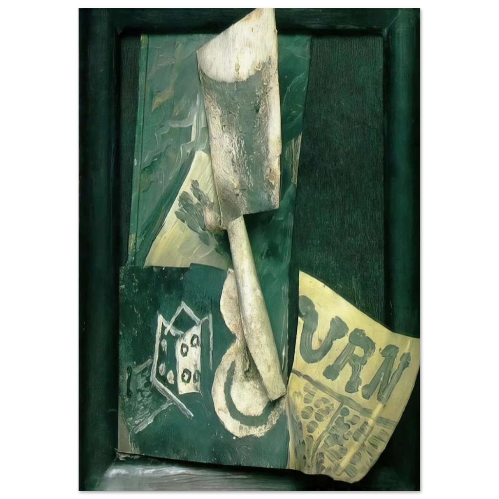 Glass and newspaper Poster | Pablo Picasso Poster | Pablo Picasso Shop