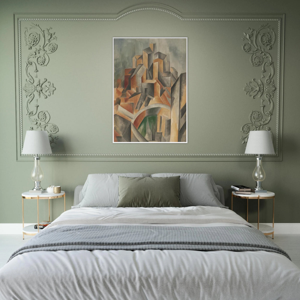 The Reservoir, Horta de Ebro Framed Poster | Pablo Picasso Framed Prints Wall Art | Pablo Picasso Shop