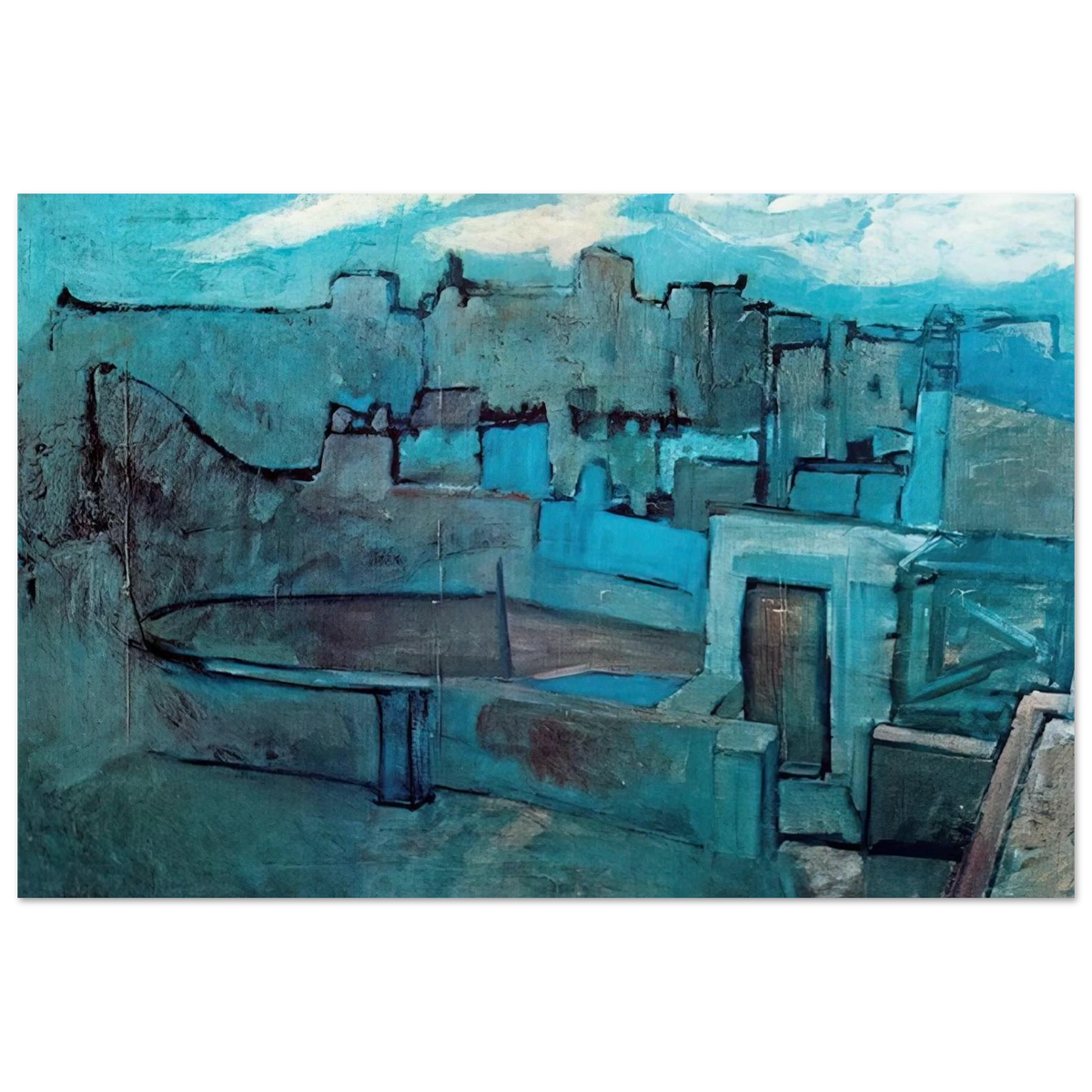The roofs of Barcelona Poster | Pablo Picasso Poster | Pablo Picasso Shop