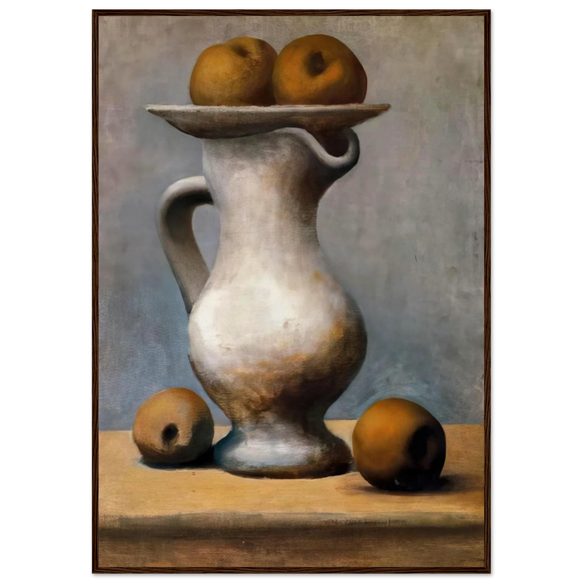 Still life with pitcher and apples Framed Poster | Pablo Picasso Framed Prints Wall Art | Pablo Picasso Shop