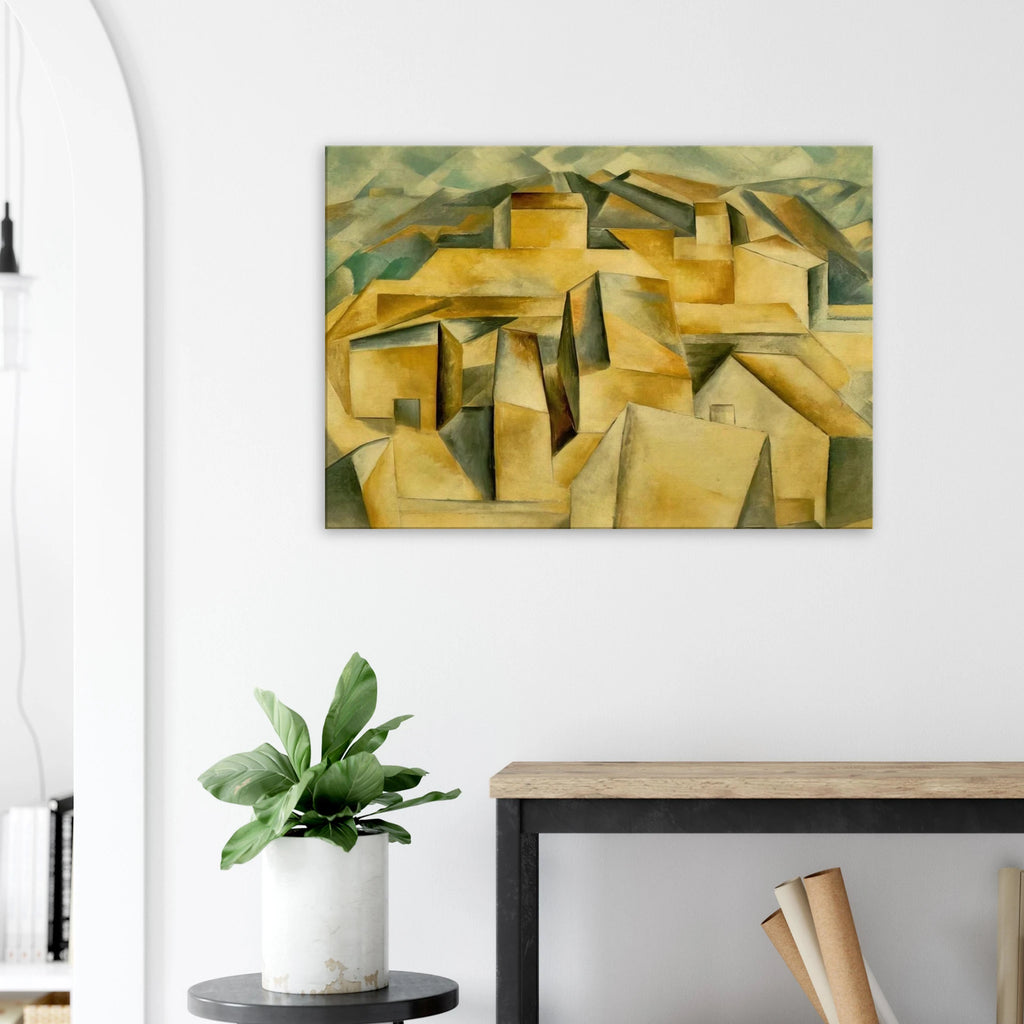 Houses on the hill Canvas | Pablo Picasso Canvas | Pablo Picasso Shop
