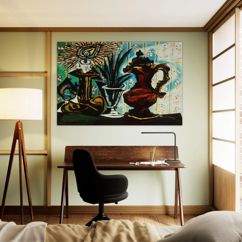 Still life with candle Poster | Pablo Picasso Poster | Pablo Picasso Shop