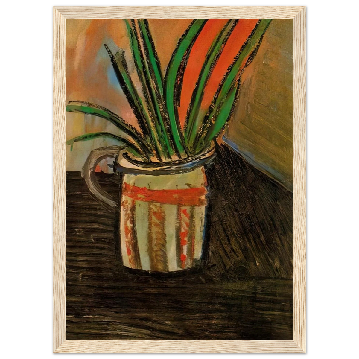 Exotic Flowers - 1907 Framed Poster | Pablo Picasso Framed Prints Wall Art | Pablo Picasso Shop