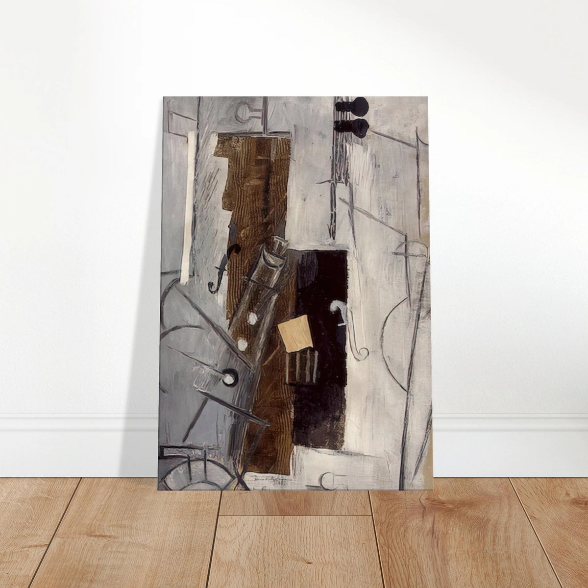 Clarinet and Violin - 1913 Canvas | Pablo Picasso Canvas | Pablo Picasso Shop
