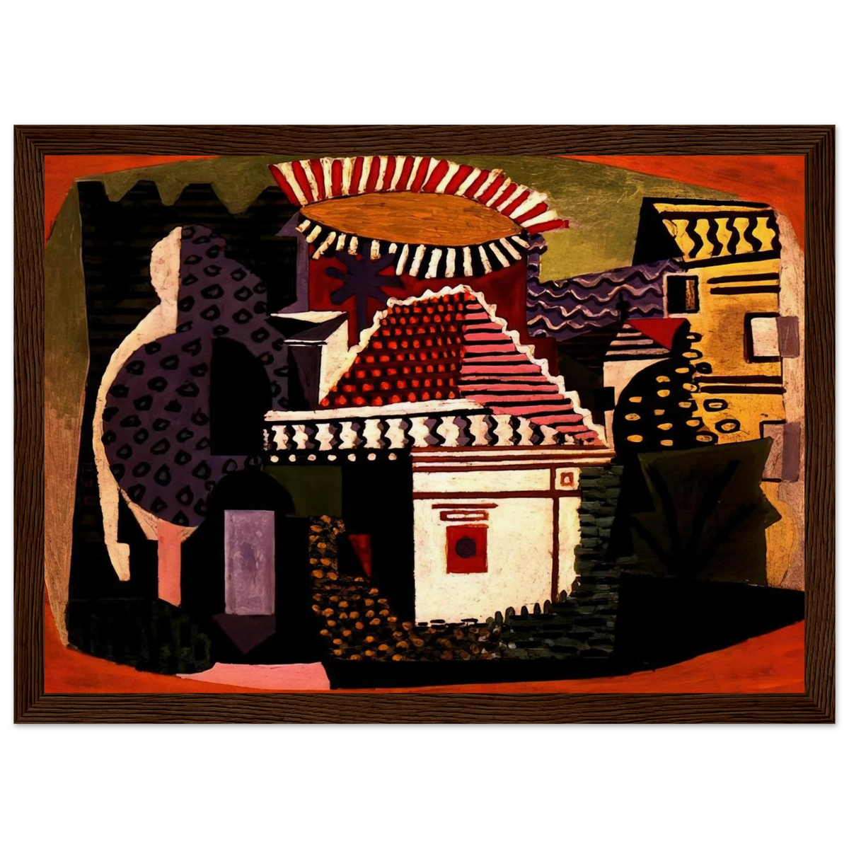 Landscape of Juan-les-Pins Framed Poster | Pablo Picasso Framed Prints Wall Art | Pablo Picasso Shop