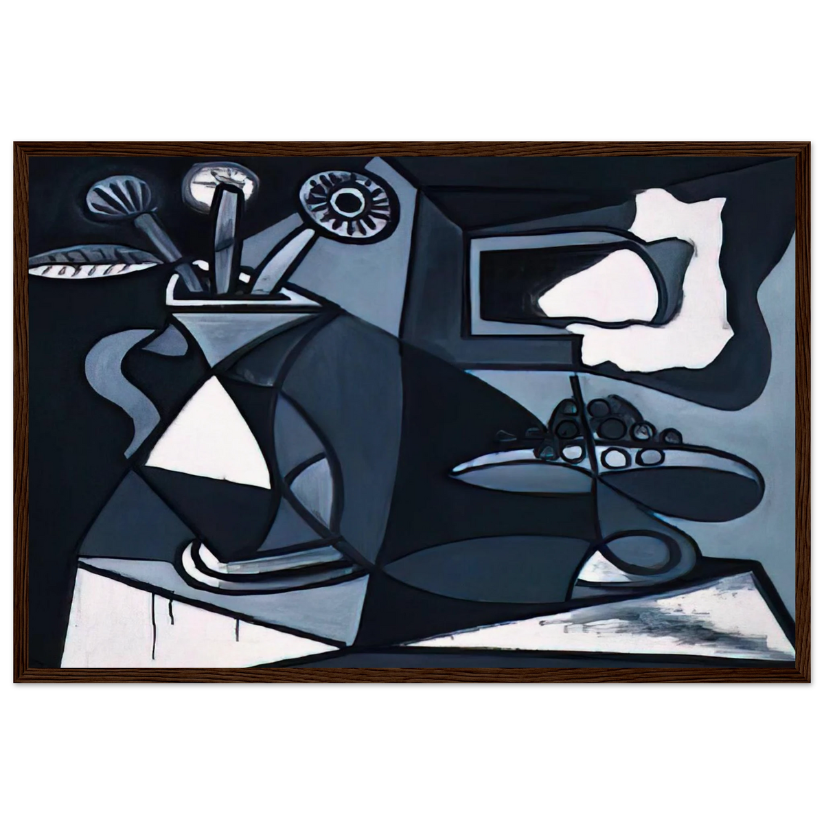 Vase with flowers Framed Poster | Pablo Picasso Framed Prints Wall Art | Pablo Picasso Shop