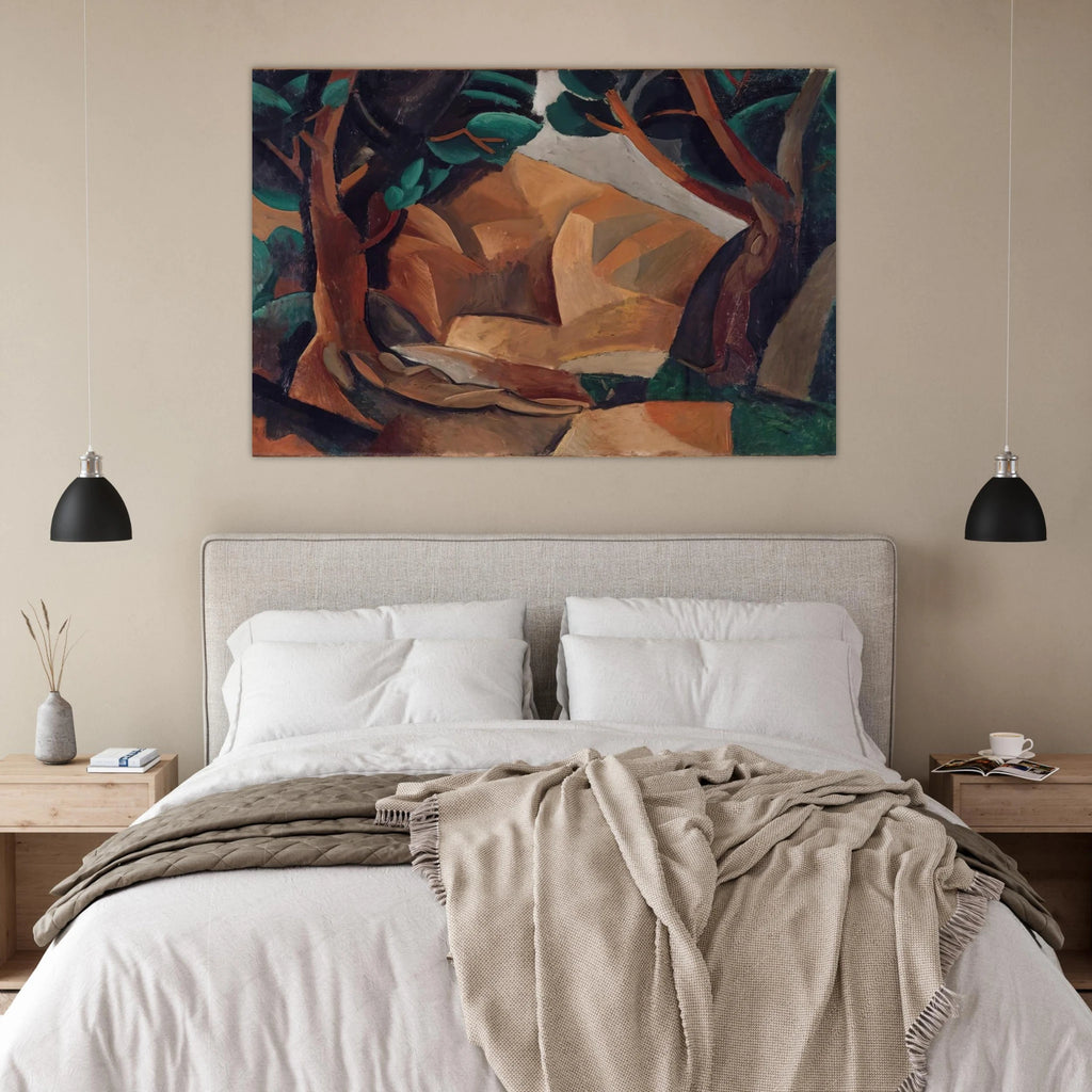 Paysage aux deux figures - 1908  France Poster | Pablo Picasso Poster | Pablo Picasso Shop