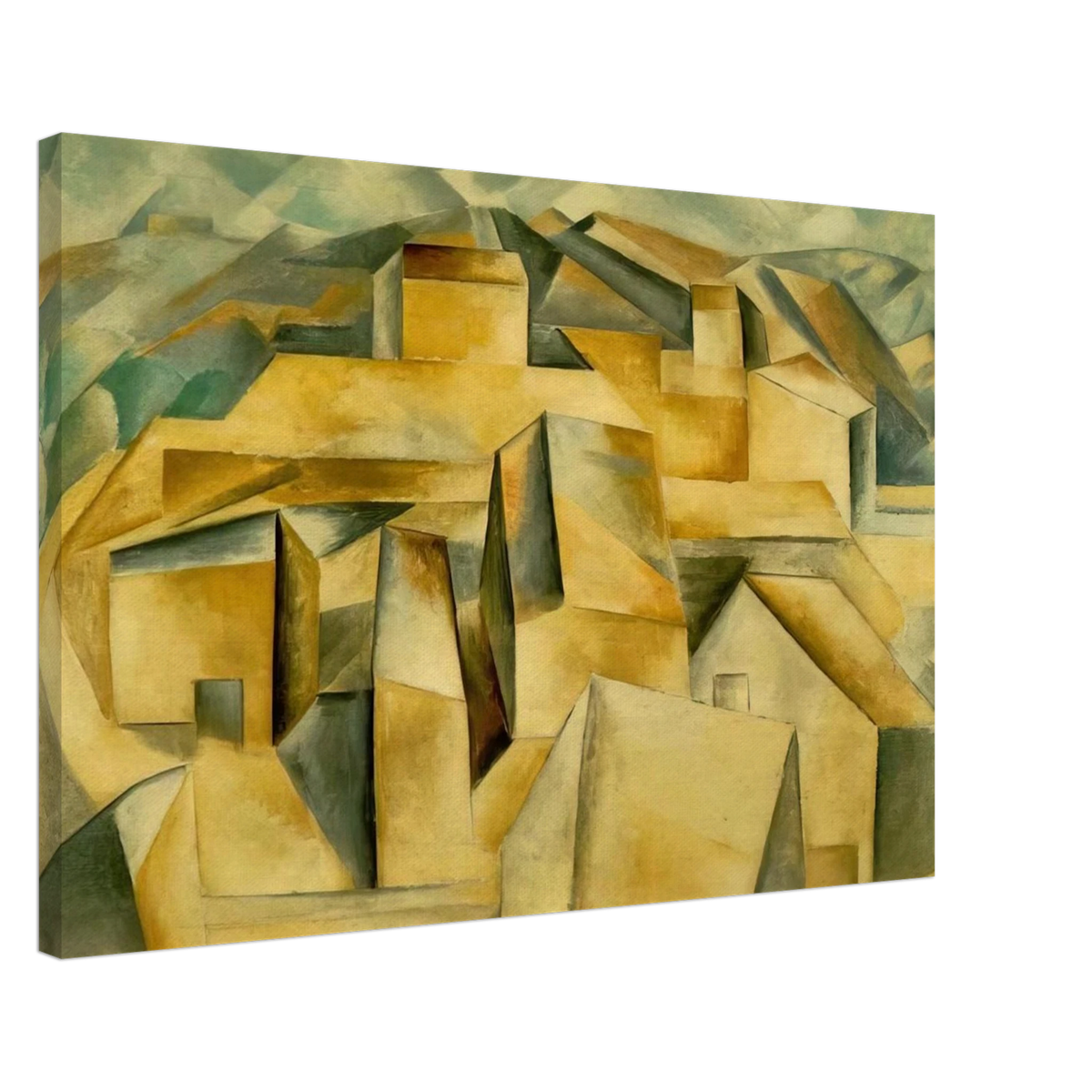 Houses on the hill Canvas | Pablo Picasso Canvas | Pablo Picasso Shop