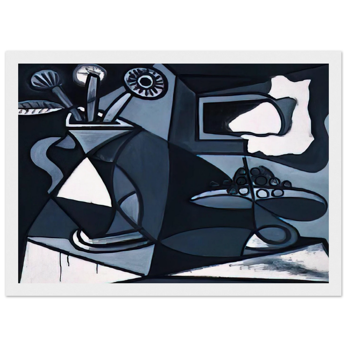 Vase with flowers Framed Poster | Pablo Picasso Framed Prints Wall Art | Pablo Picasso Shop