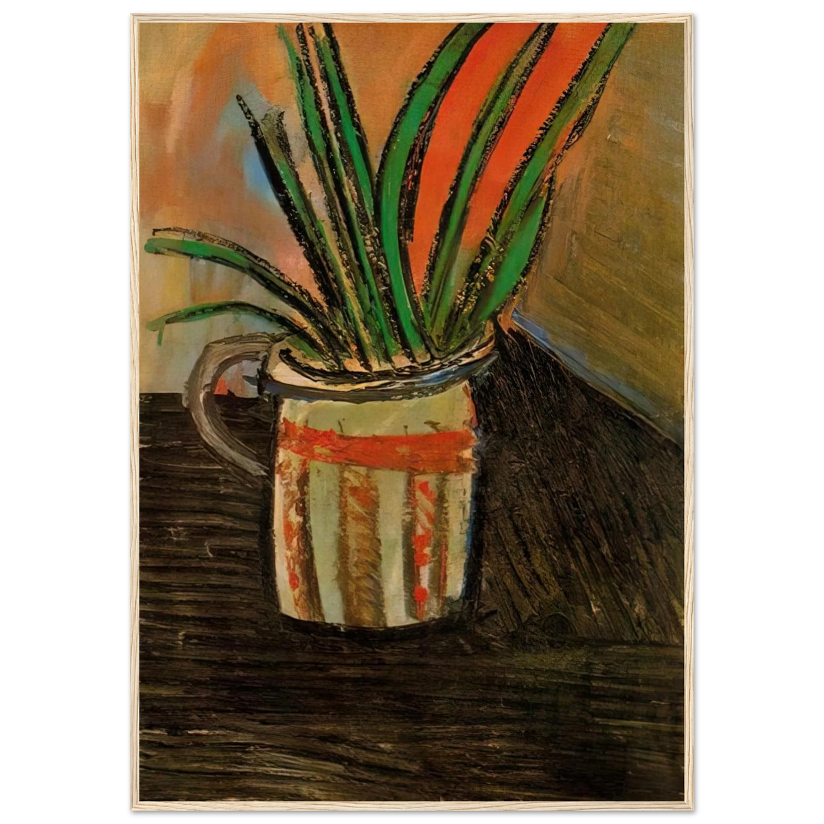Exotic Flowers - 1907 Framed Poster | Pablo Picasso Framed Prints Wall Art | Pablo Picasso Shop