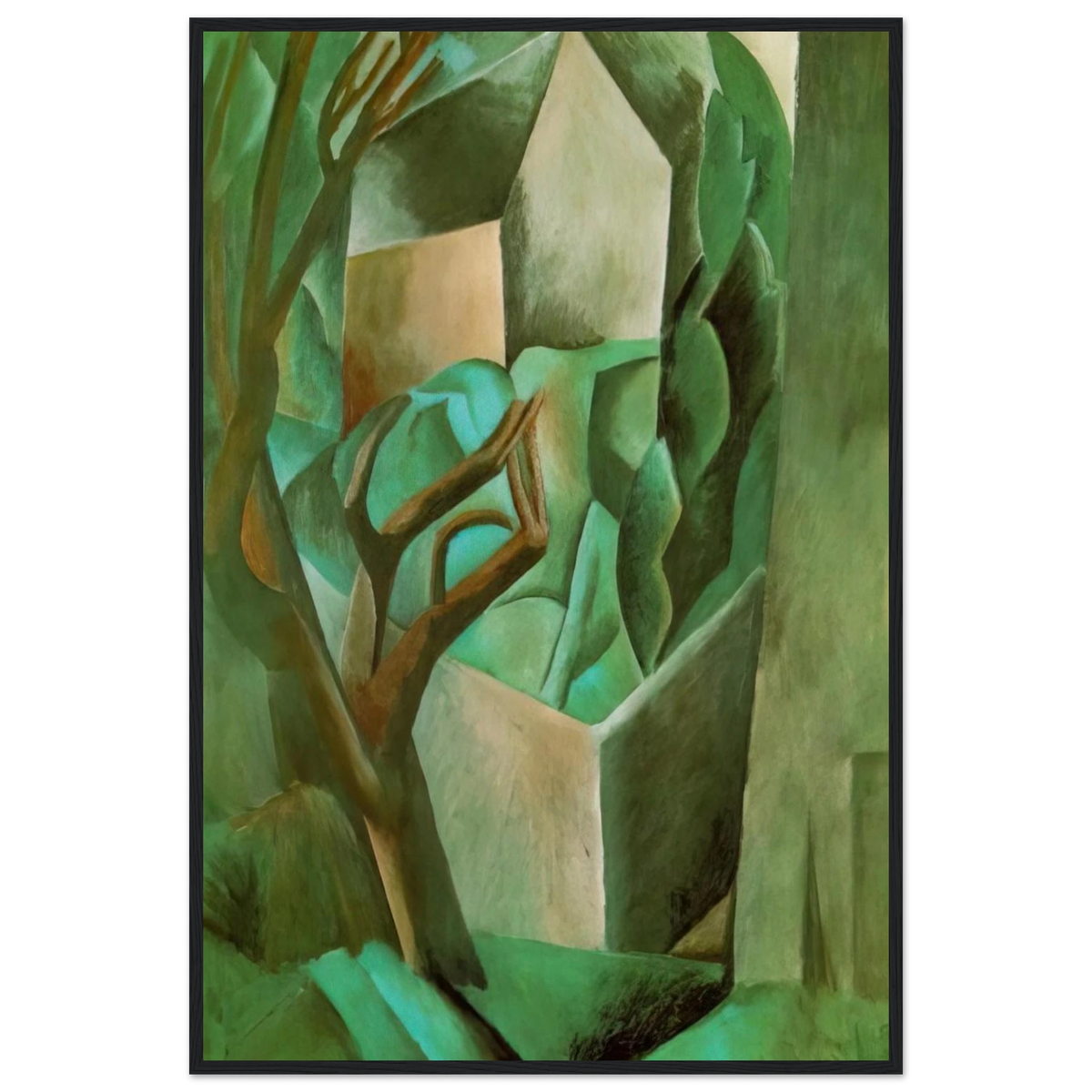 House in the garden Framed Poster | Pablo Picasso Framed Prints Wall Art | Pablo Picasso Shop