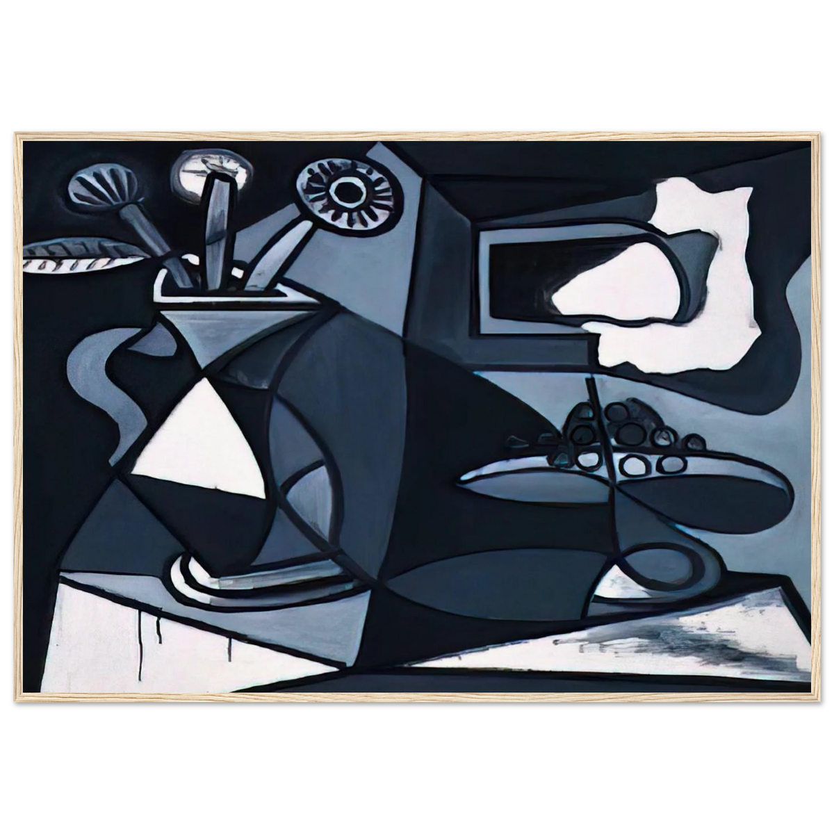 Vase with flowers Framed Poster | Pablo Picasso Framed Prints Wall Art | Pablo Picasso Shop