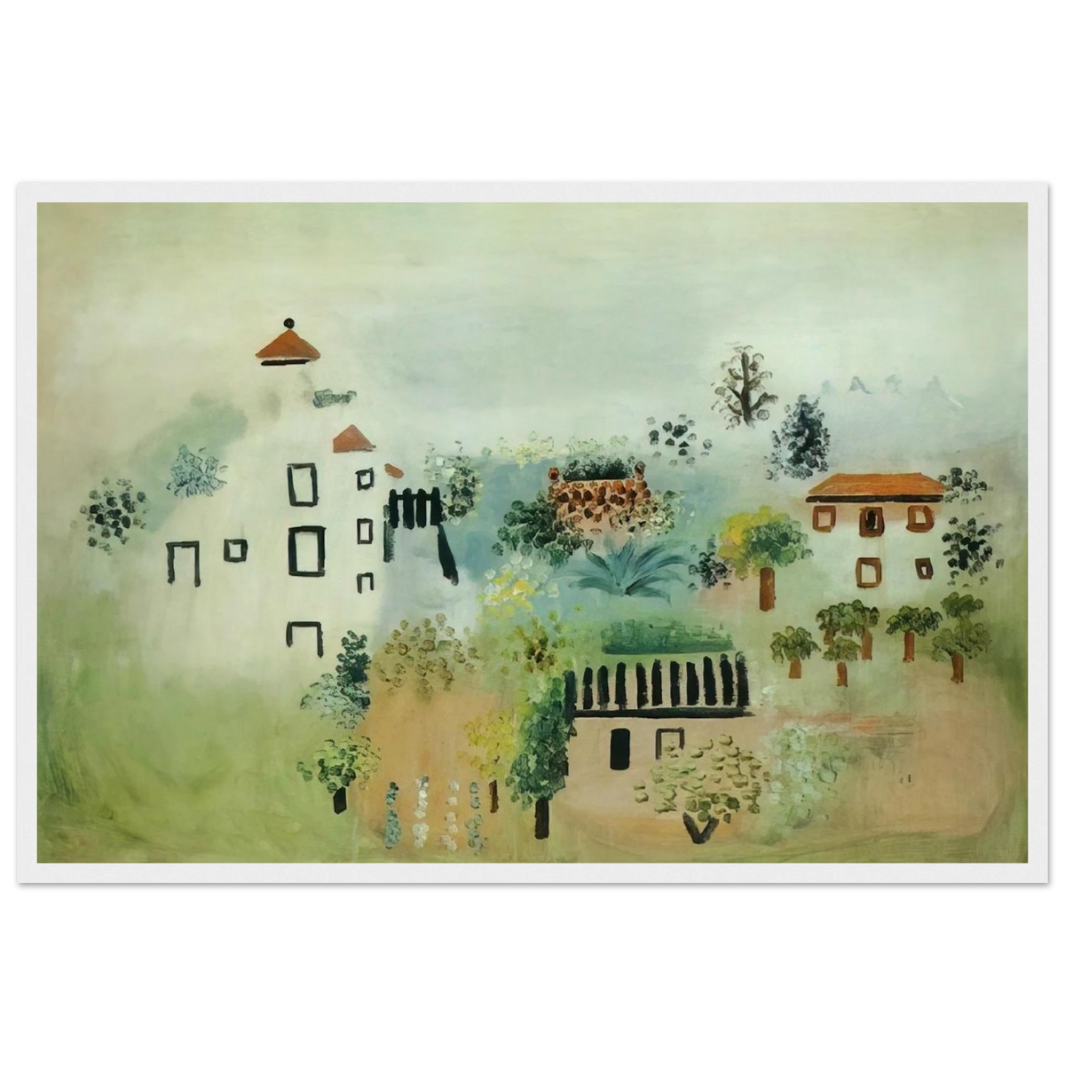 Landscape Framed Poster | Pablo Picasso Framed Prints Wall Art | Pablo Picasso Shop