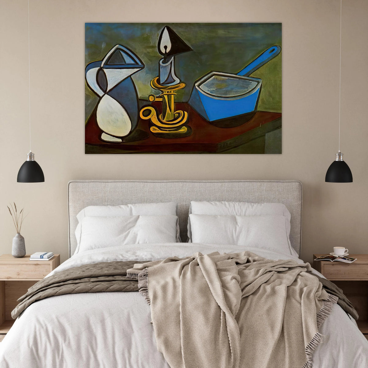 Jug, candle and enamel pan - 1945 Poster | Pablo Picasso Poster | Pablo Picasso Shop