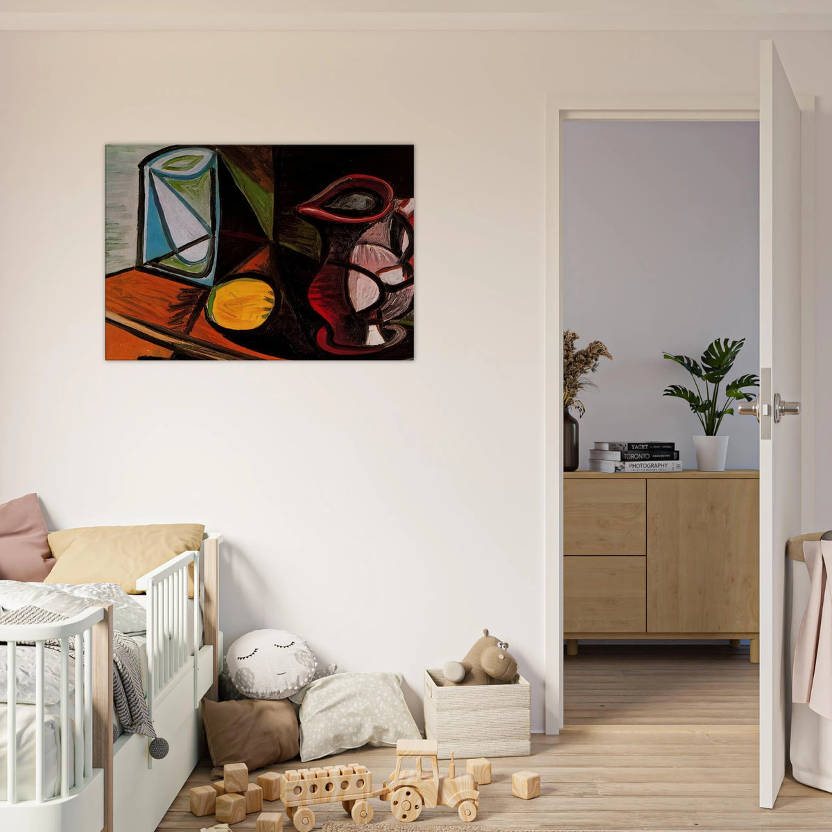 Glass and pitcher Canvas | Pablo Picasso Canvas | Pablo Picasso Shop
