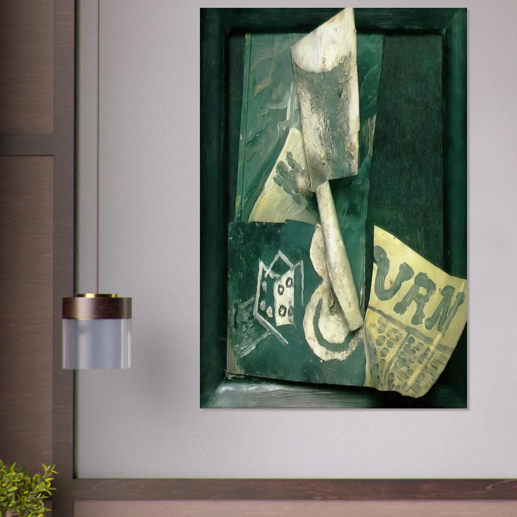 Glass and newspaper Poster | Pablo Picasso Poster | Pablo Picasso Shop