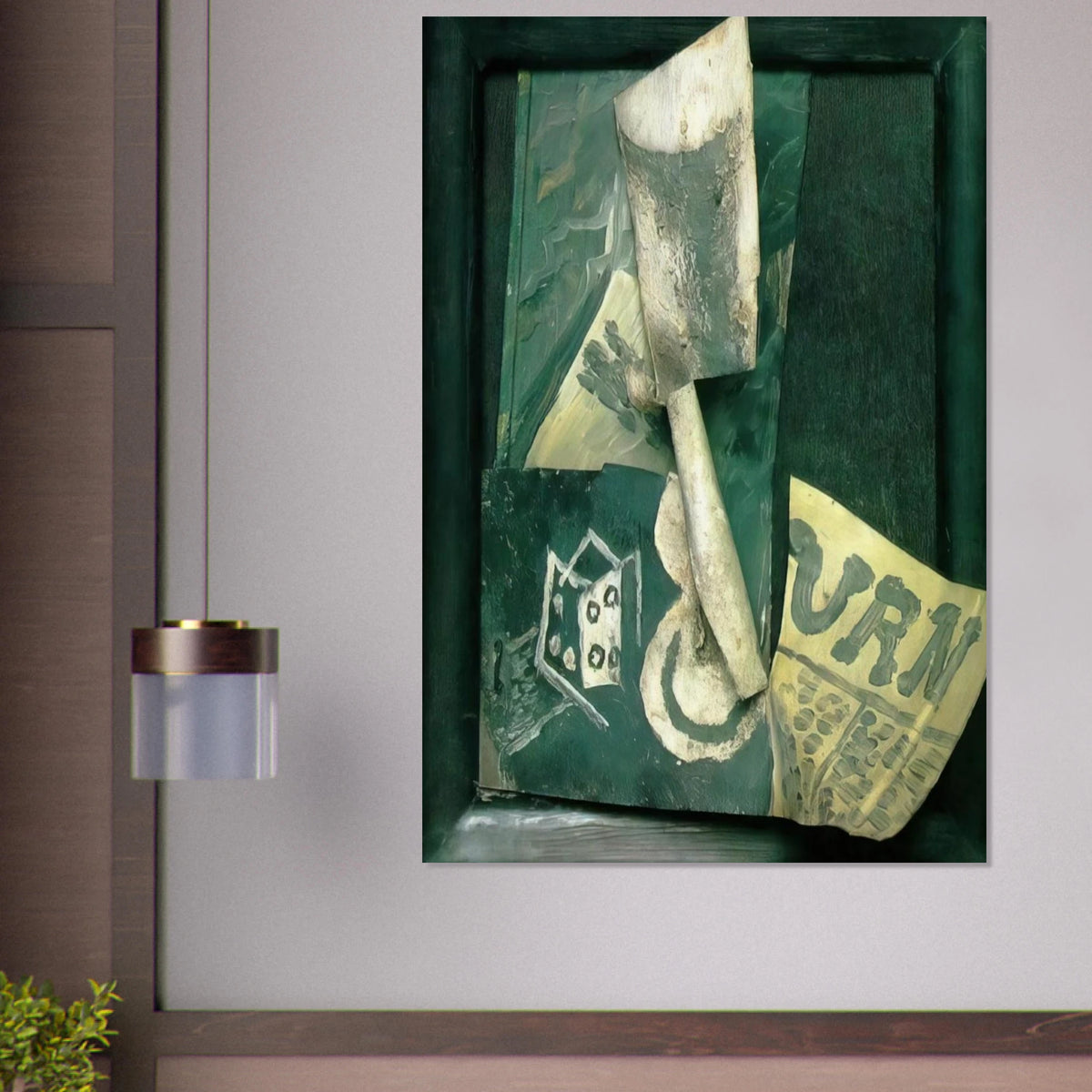 Glass and newspaper Poster | Pablo Picasso Poster | Pablo Picasso Shop