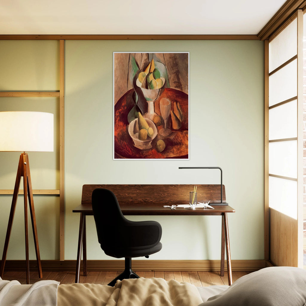 Fruit in a Vase - 1909 Framed Poster | Pablo Picasso Framed Prints Wall Art | Pablo Picasso Shop