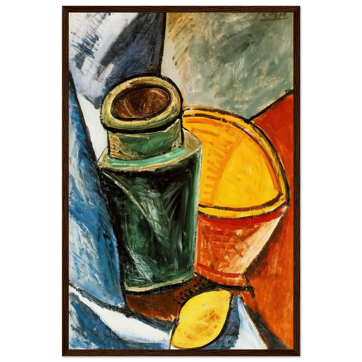 Still life with lemons Framed Poster | Pablo Picasso Framed Prints Wall Art | Pablo Picasso Shop