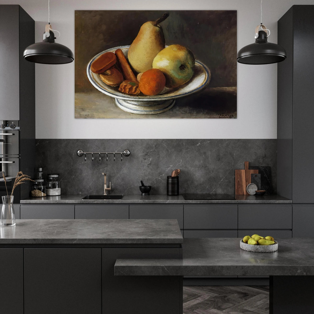 Fruit Bowl with Fruit - 1918 Poster | Pablo Picasso Poster | Pablo Picasso Shop