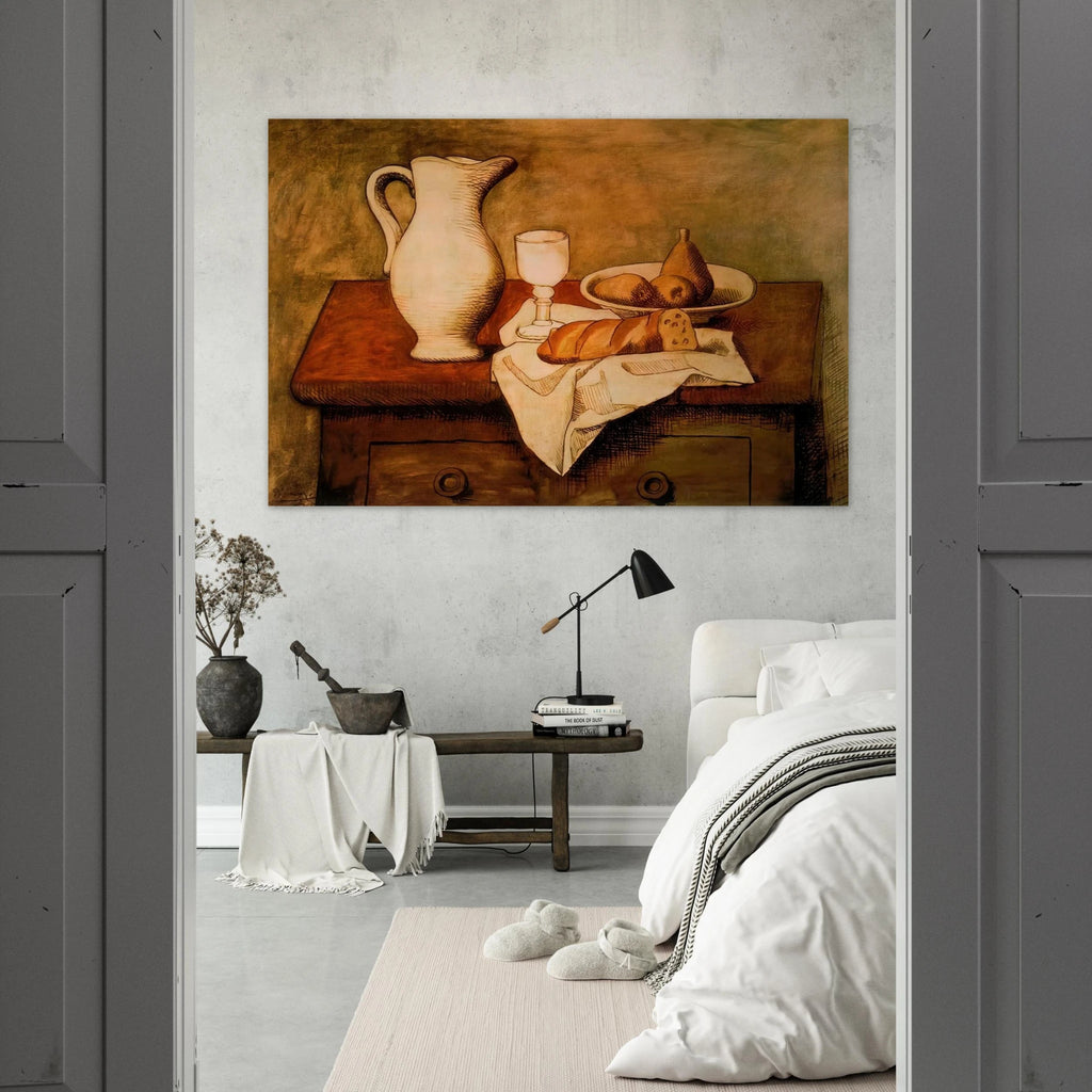 Still life with jug and bread - 1921 Poster | Pablo Picasso Poster | Pablo Picasso Shop