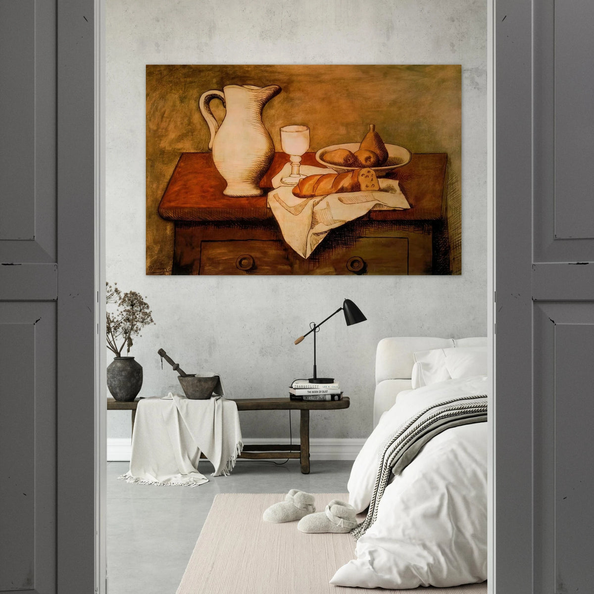 Still life with jug and bread - 1921 Poster | Pablo Picasso Poster | Pablo Picasso Shop