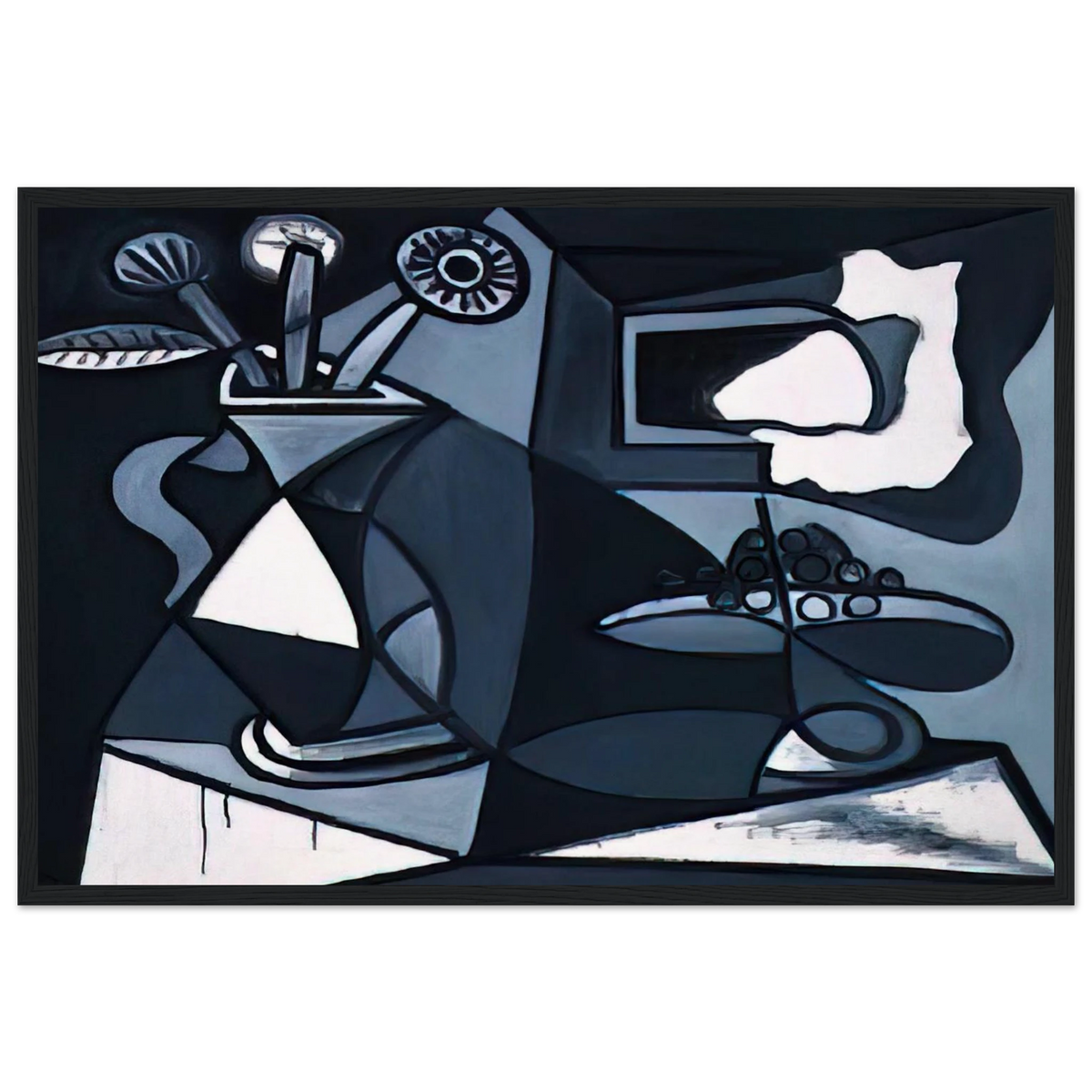 Vase with flowers Framed Poster | Pablo Picasso Framed Prints Wall Art | Pablo Picasso Shop