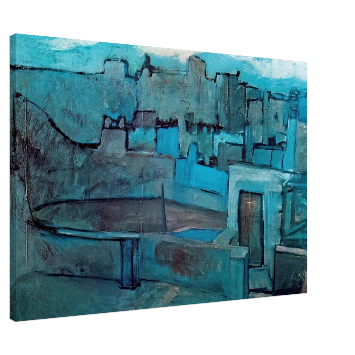 The roofs of Barcelona Canvas | Pablo Picasso Canvas | Pablo Picasso Shop