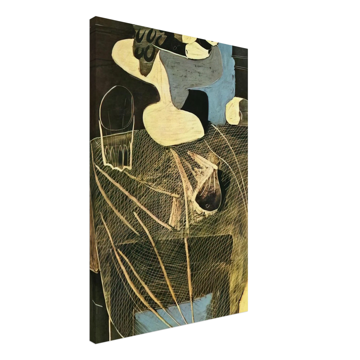 Still life with fishing net Canvas | Pablo Picasso Canvas | Pablo Picasso Shop