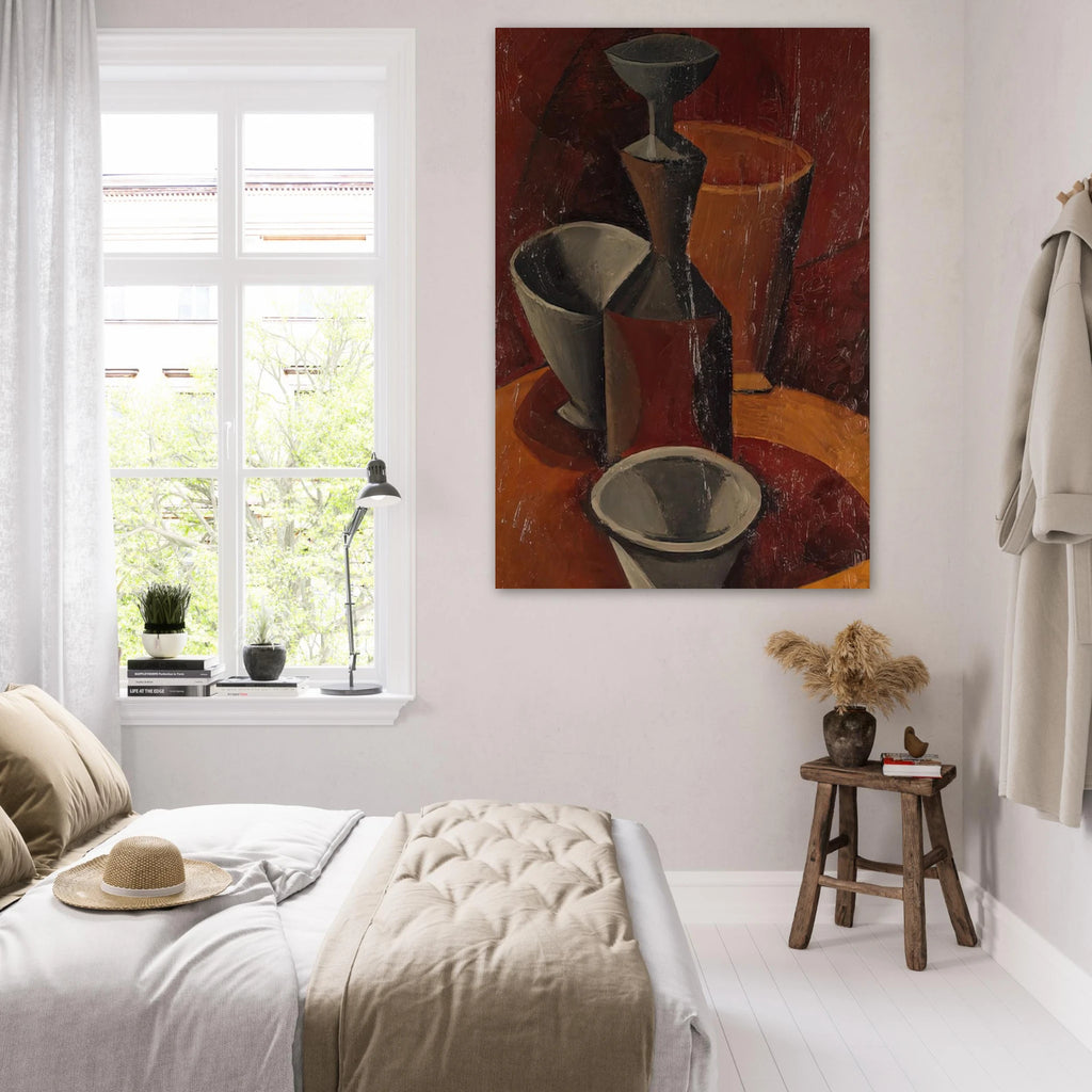 Pitcher and Bowls - 1908 Poster | Pablo Picasso Poster | Pablo Picasso Shop