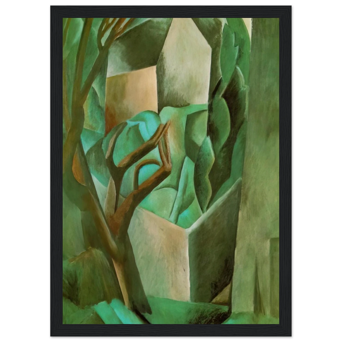 House in the garden Framed Poster | Pablo Picasso Framed Prints Wall Art | Pablo Picasso Shop