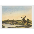 Dutch landscape with windmills Framed Poster | Pablo Picasso Framed Prints Wall Art | Pablo Picasso Shop