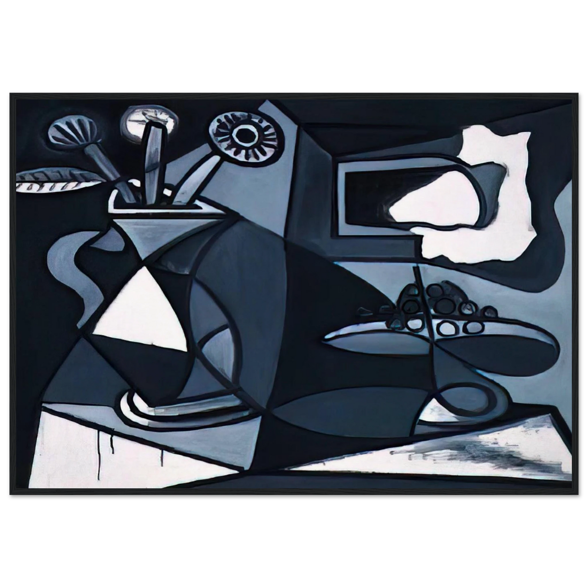Vase with flowers Framed Poster | Pablo Picasso Framed Prints Wall Art | Pablo Picasso Shop