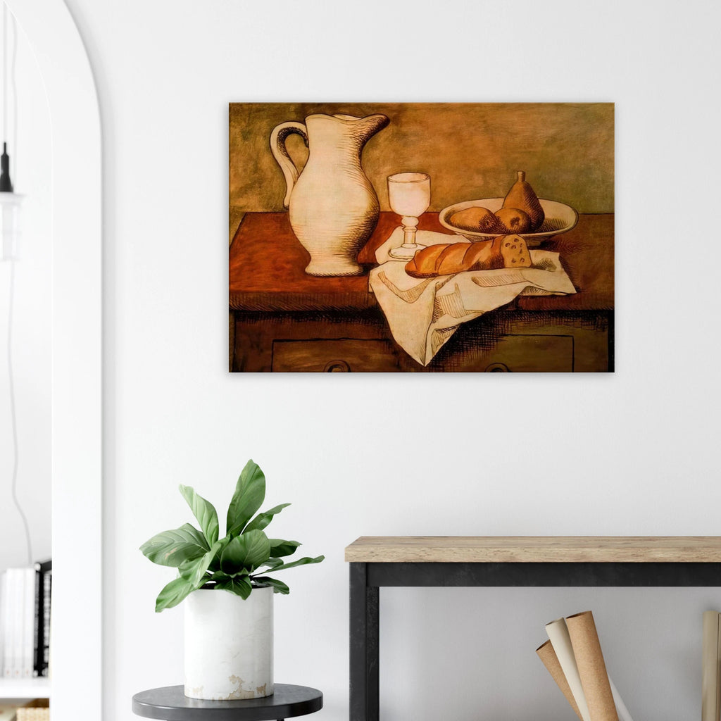 Still life with jug and bread - 1921 Canvas | Pablo Picasso Canvas | Pablo Picasso Shop