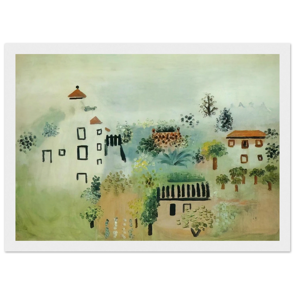 Landscape Framed Poster | Pablo Picasso Framed Prints Wall Art | Pablo Picasso Shop
