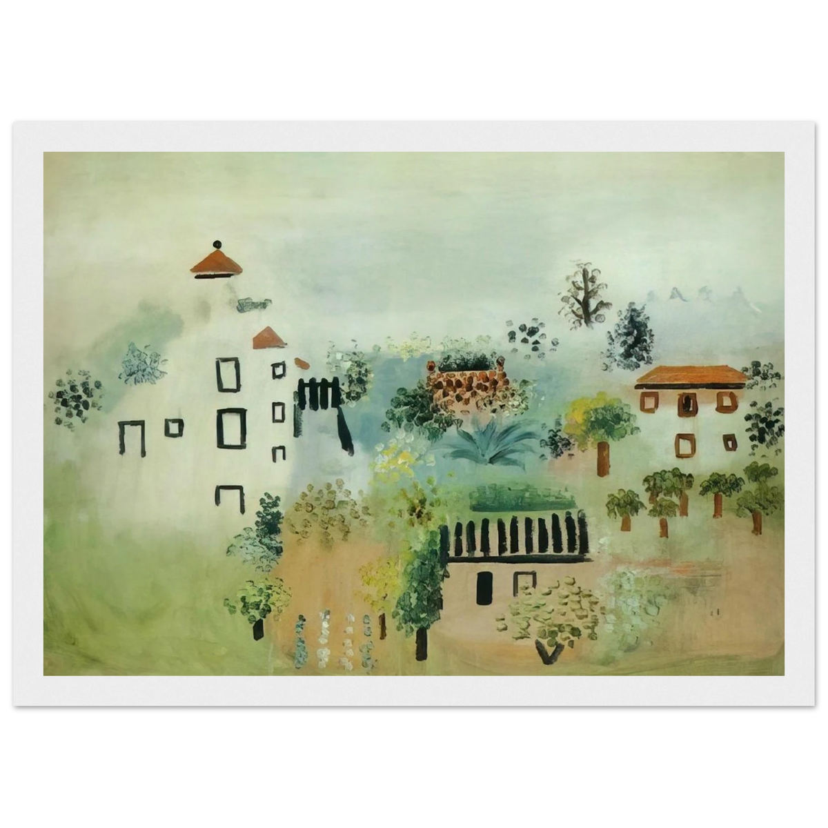 Landscape Framed Poster | Pablo Picasso Framed Prints Wall Art | Pablo Picasso Shop