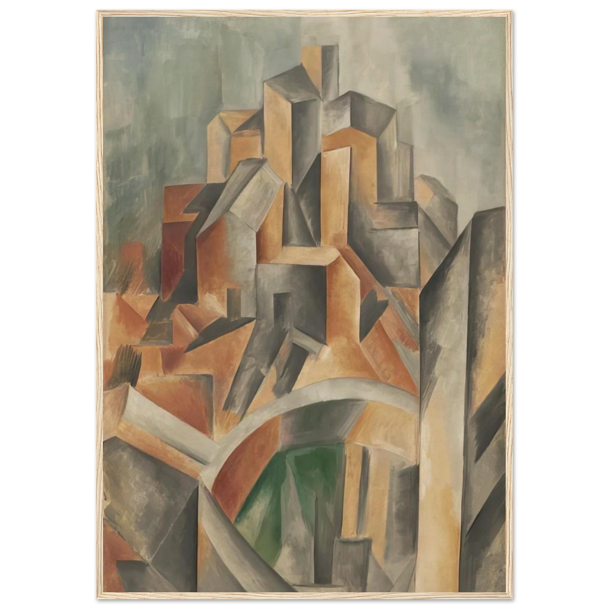 The Reservoir, Horta de Ebro Framed Poster | Pablo Picasso Framed Prints Wall Art | Pablo Picasso Shop