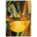 Bread and dish with fruits on the table Poster | Pablo Picasso Poster | Pablo Picasso Shop