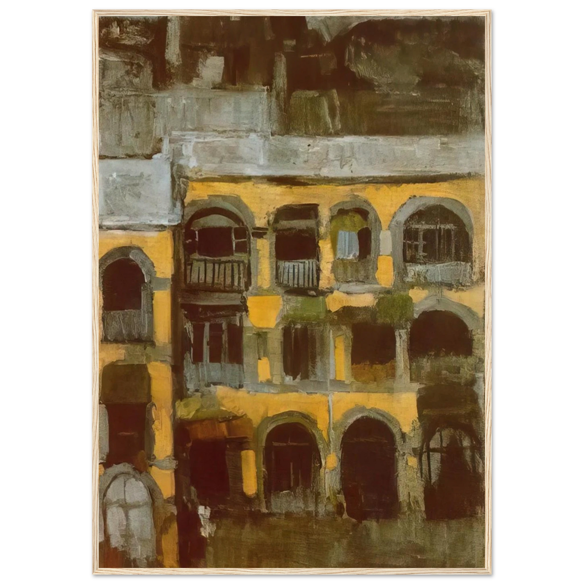 A blue house Framed Poster | Pablo Picasso Framed Prints Wall Art | Pablo Picasso Shop