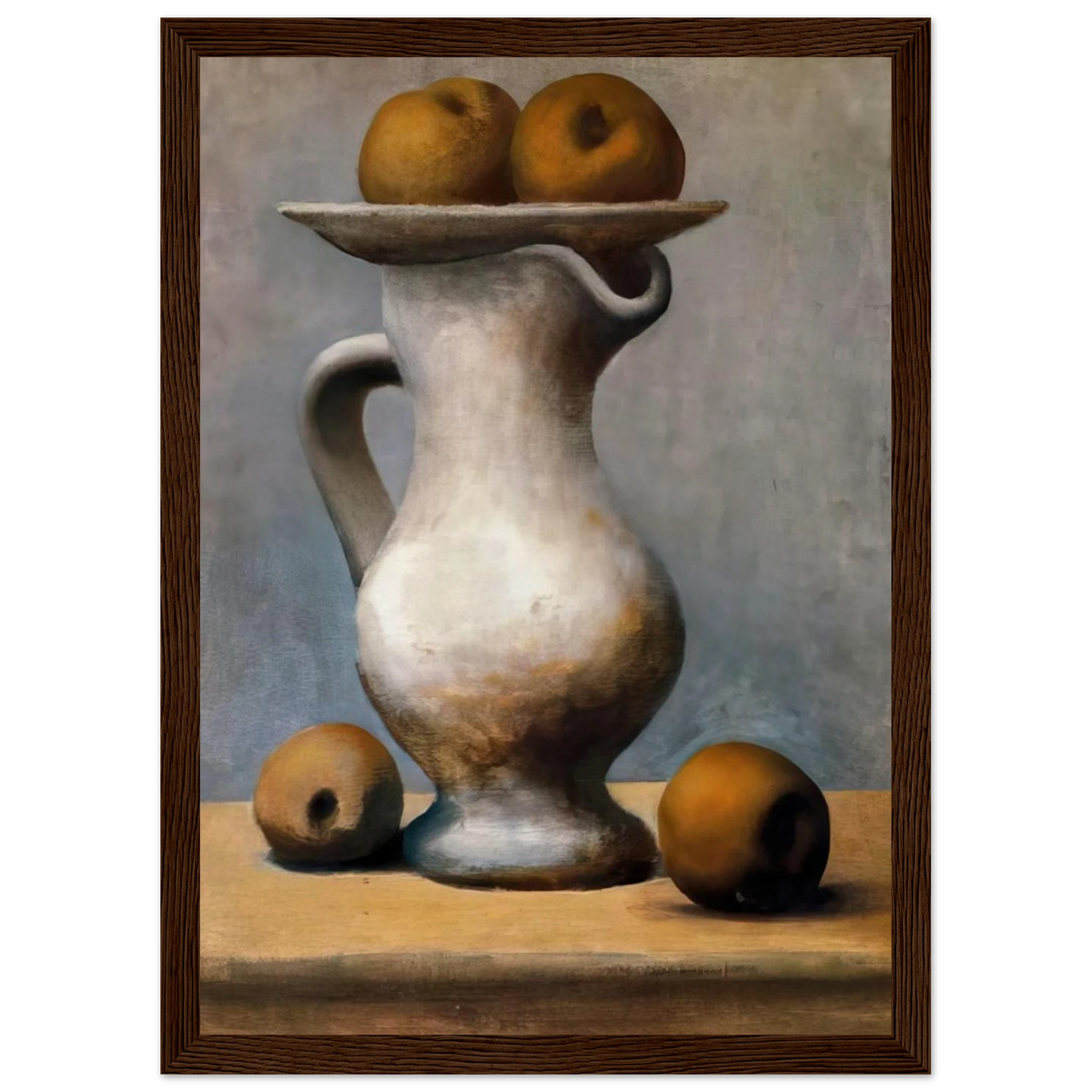 Still life with pitcher and apples Framed Poster | Pablo Picasso Framed Prints Wall Art | Pablo Picasso Shop