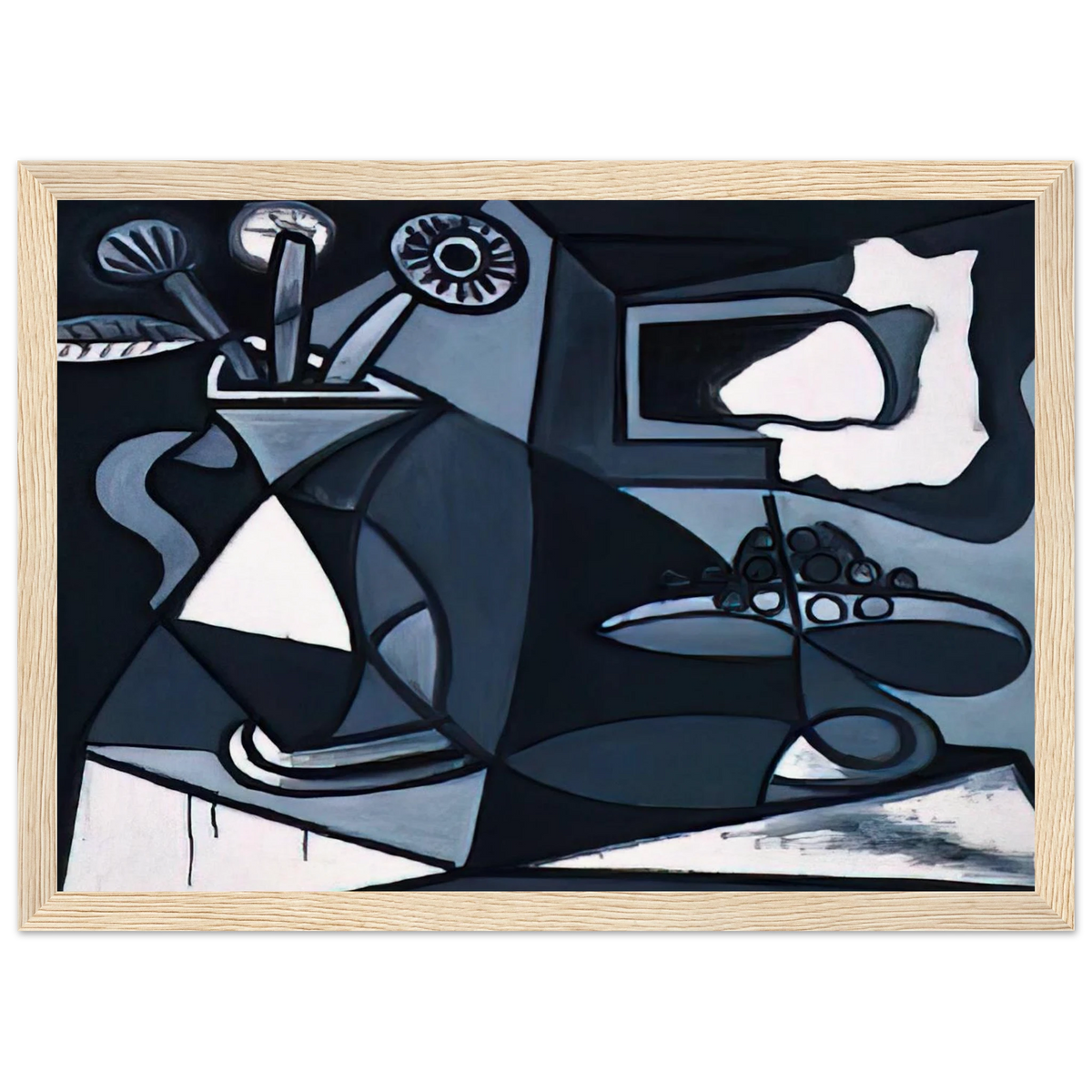 Vase with flowers Framed Poster | Pablo Picasso Framed Prints Wall Art | Pablo Picasso Shop