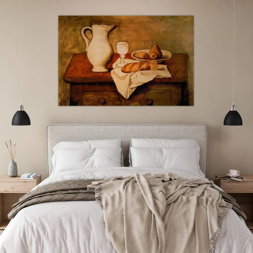 Still life with jug and bread - 1921 Poster | Pablo Picasso Poster | Pablo Picasso Shop