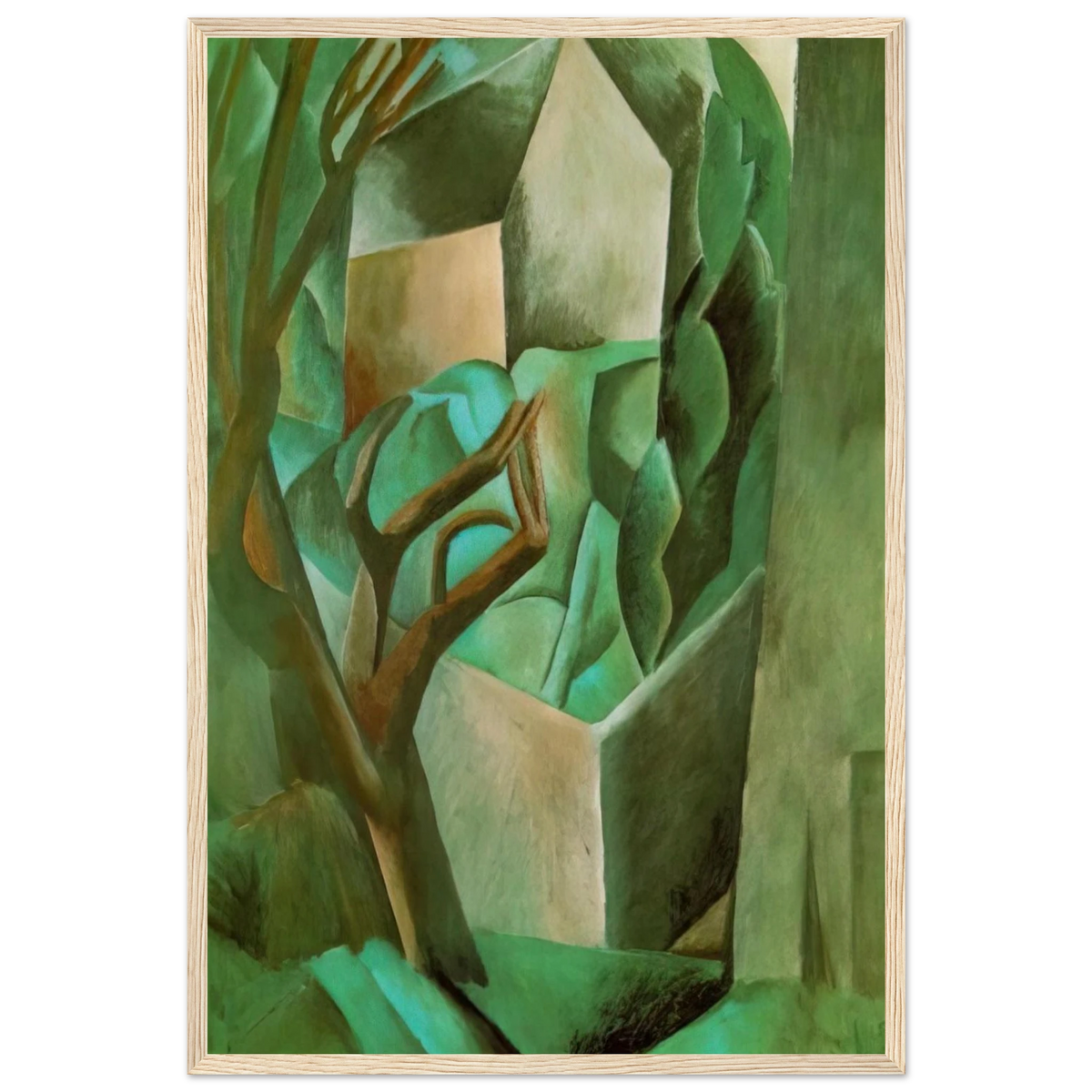 House in the garden Framed Poster | Pablo Picasso Framed Prints Wall Art | Pablo Picasso Shop
