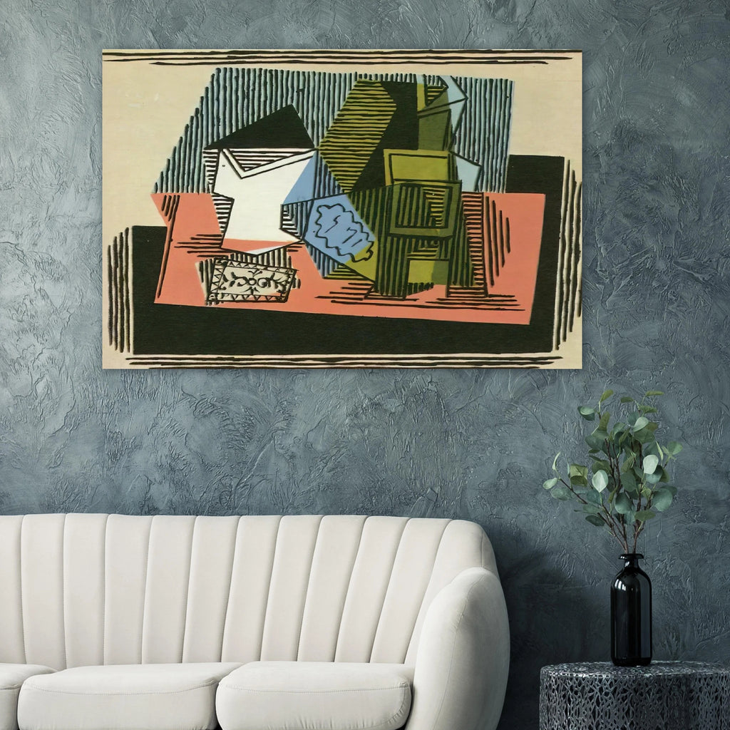 Glass, bottle, packet of tobacco Poster | Pablo Picasso Poster | Pablo Picasso Shop