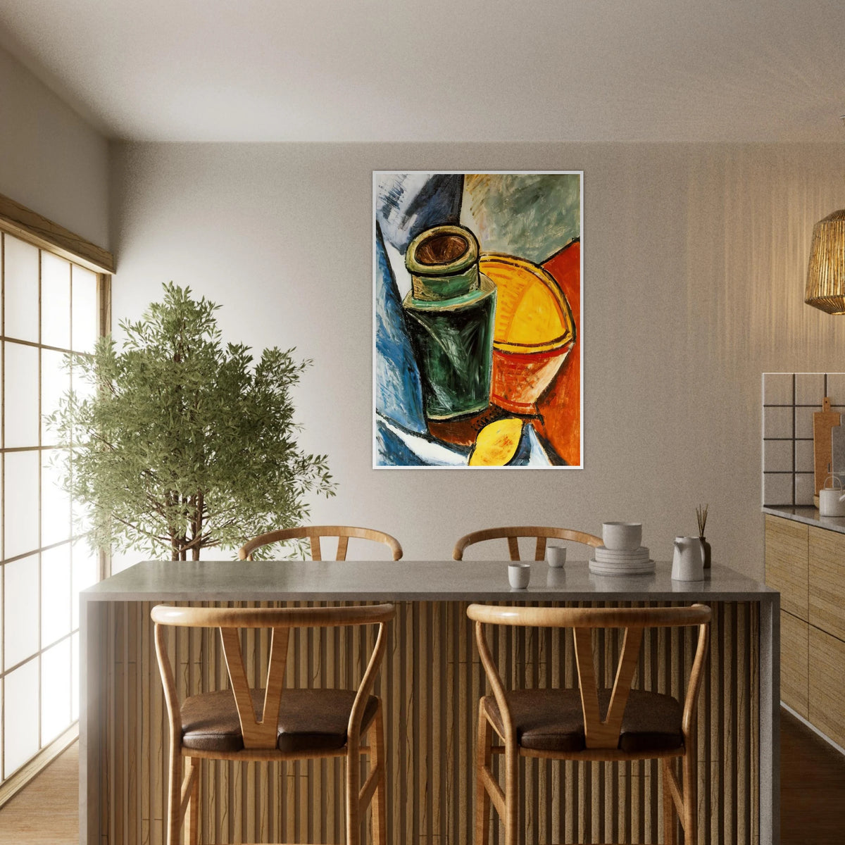 Still life with lemons Framed Poster | Pablo Picasso Framed Prints Wall Art | Pablo Picasso Shop